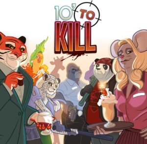10′ to Kill board game cover