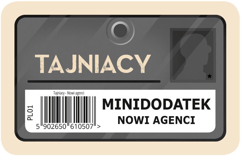 Tajniacy: Nowi Agenci board game cover