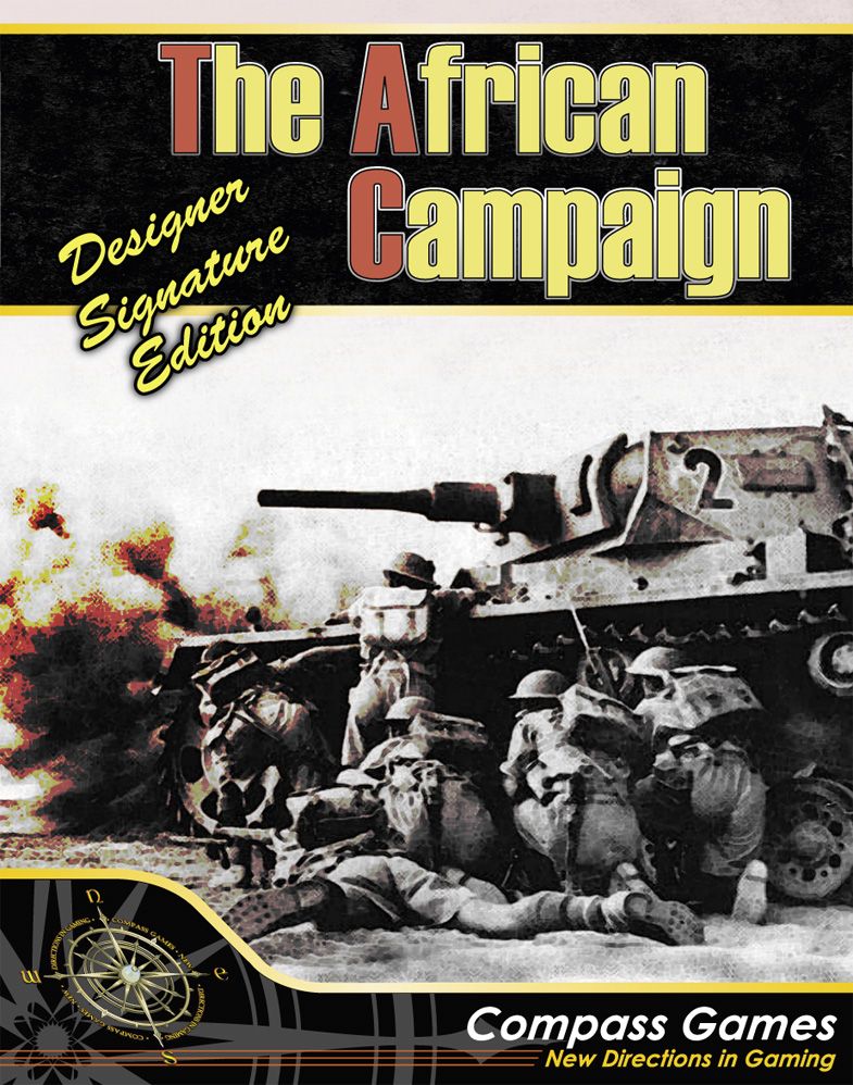 The African Campaign: Designer Signature Edition board game cover