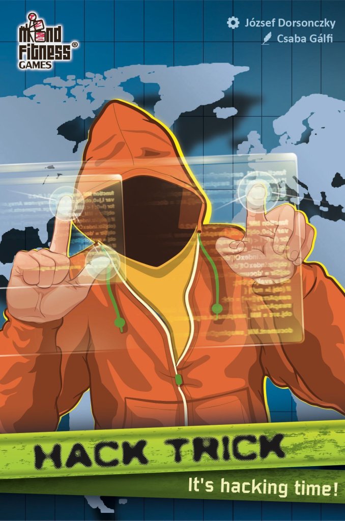 Hack Trick: It’s Hacking Time board game cover