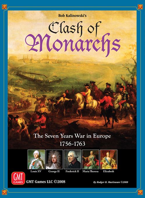 Clash of Monarchs: The Seven Years War in Europe 1756-1763 board game cover