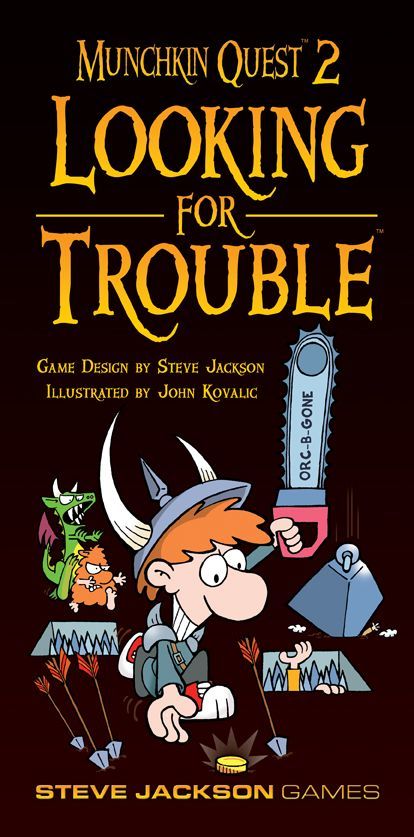 Munchkin Quest 2: Looking for Trouble board game cover