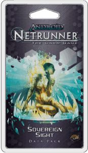 Android: Netrunner – Sovereign Sight board game cover