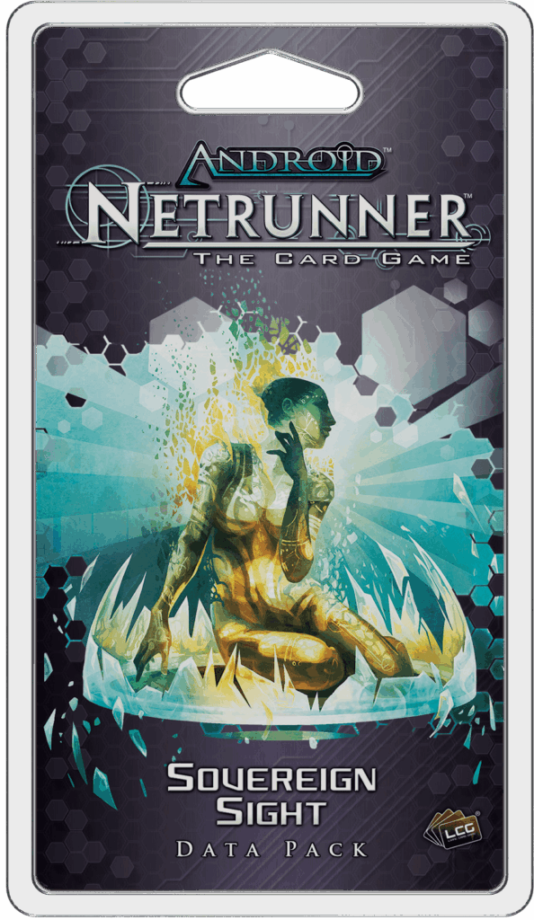 Android: Netrunner – Sovereign Sight board game cover