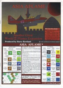 Asia Aflame board game cover