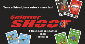 Splatter SHOOT board game cover