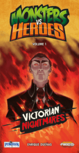 Monsters vs. Heroes: Victorian Nightmares board game cover