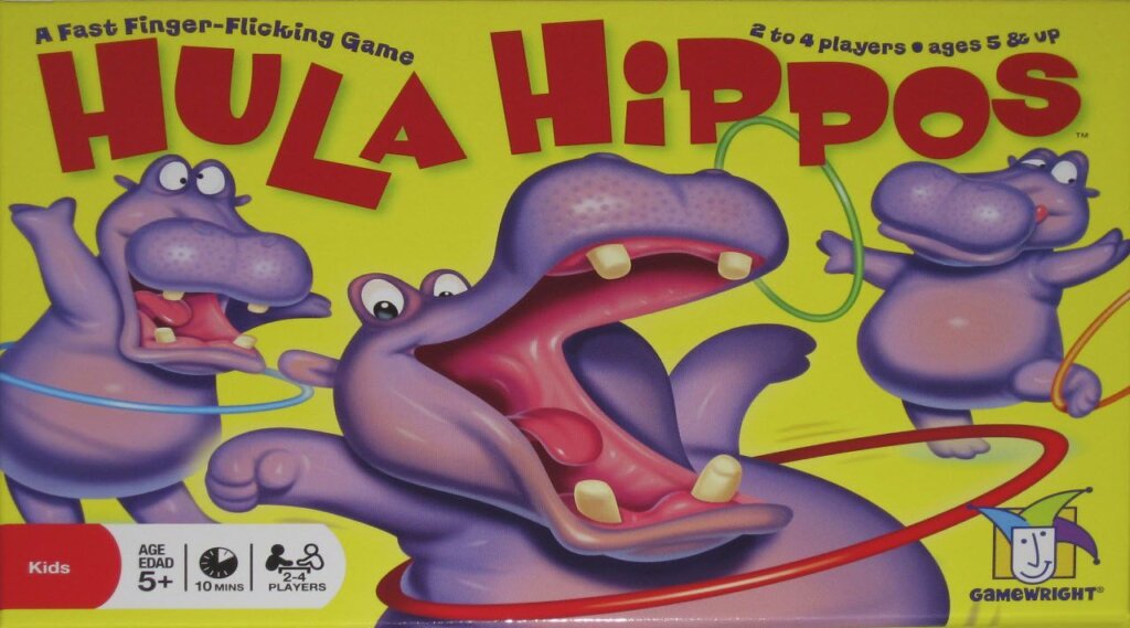 Hula Hippos board game cover