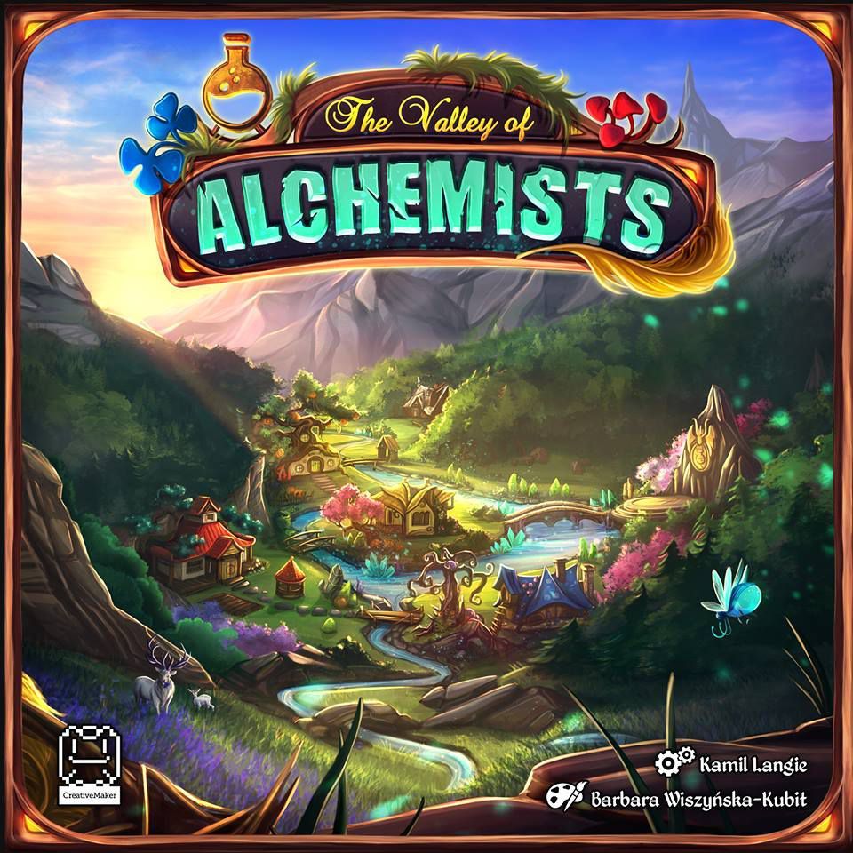 The Valley of Alchemists board game cover