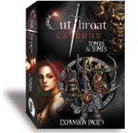 Cutthroat Caverns: Tombs & Tomes board game cover