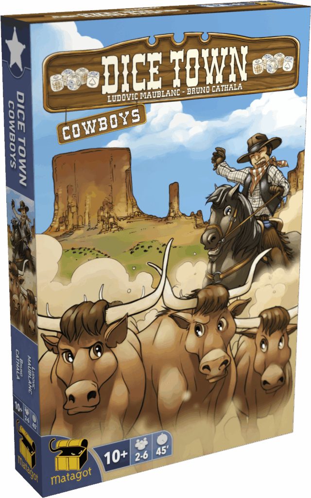 Dice Town: Cowboys board game cover
