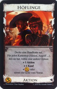 Dominion: Höflinge Promo Card board game cover