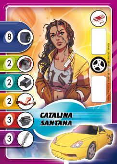 Formula D: Catalina Santana Promo board game cover