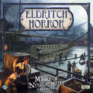 Eldritch Horror: Masks of Nyarlathotep board game cover