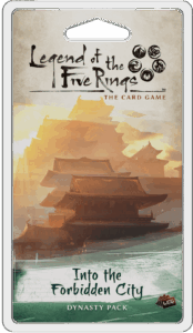 Legend of the Five Rings: The Card Game – Into the Forbidden City board game cover