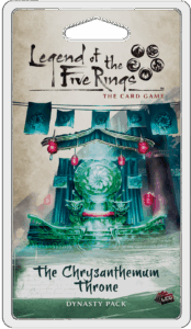 Legend of the Five Rings: The Card Game – The Chrysanthemum Throne board game cover
