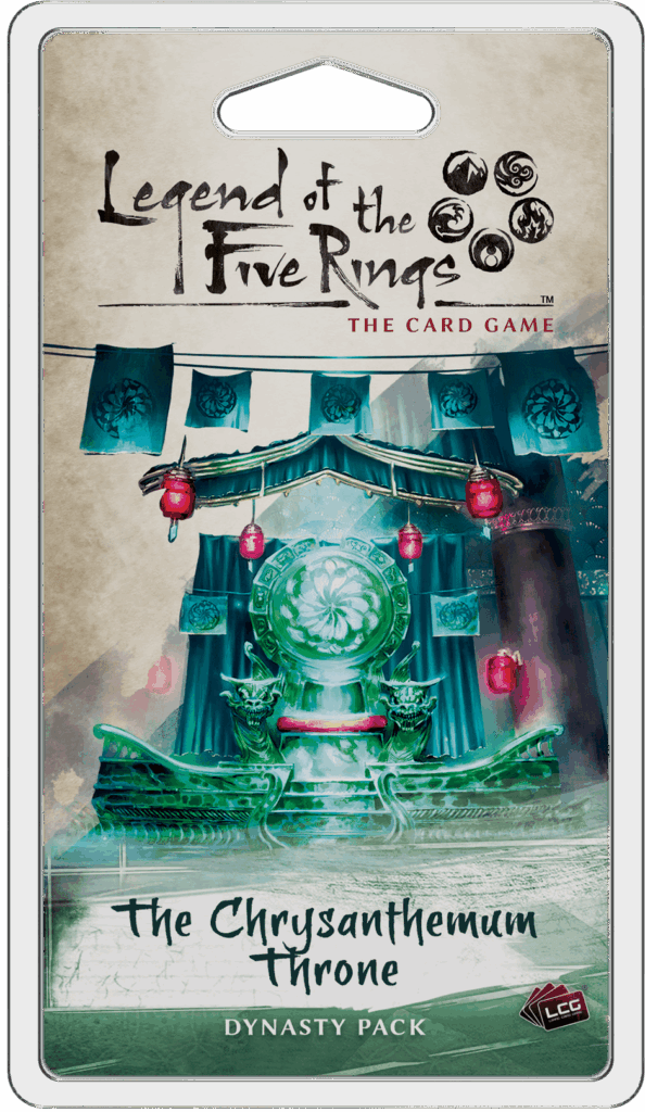 Legend of the Five Rings: The Card Game – The Chrysanthemum Throne board game cover