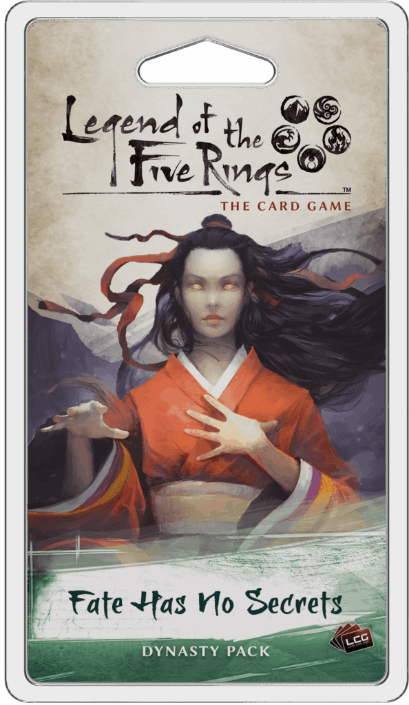 Legend of the Five Rings: The Card Game – Fate Has No Secrets board game cover