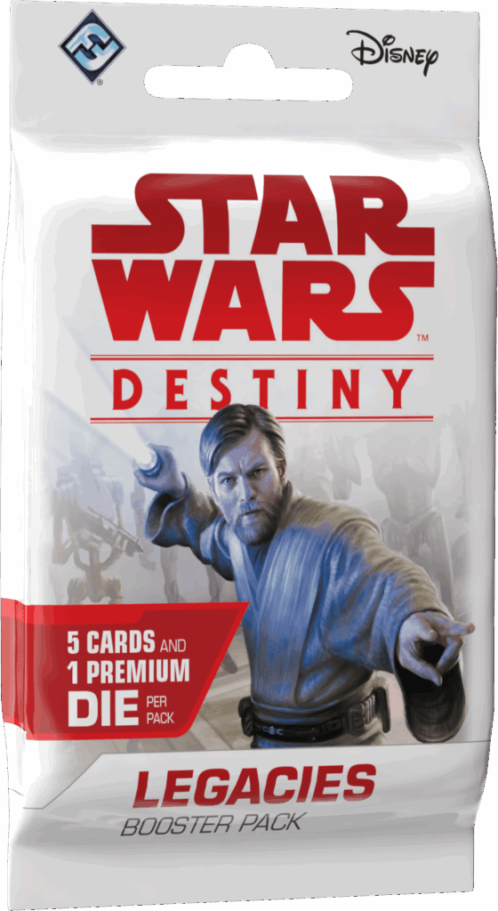 Star Wars: Destiny – Legacies Booster Pack board game cover