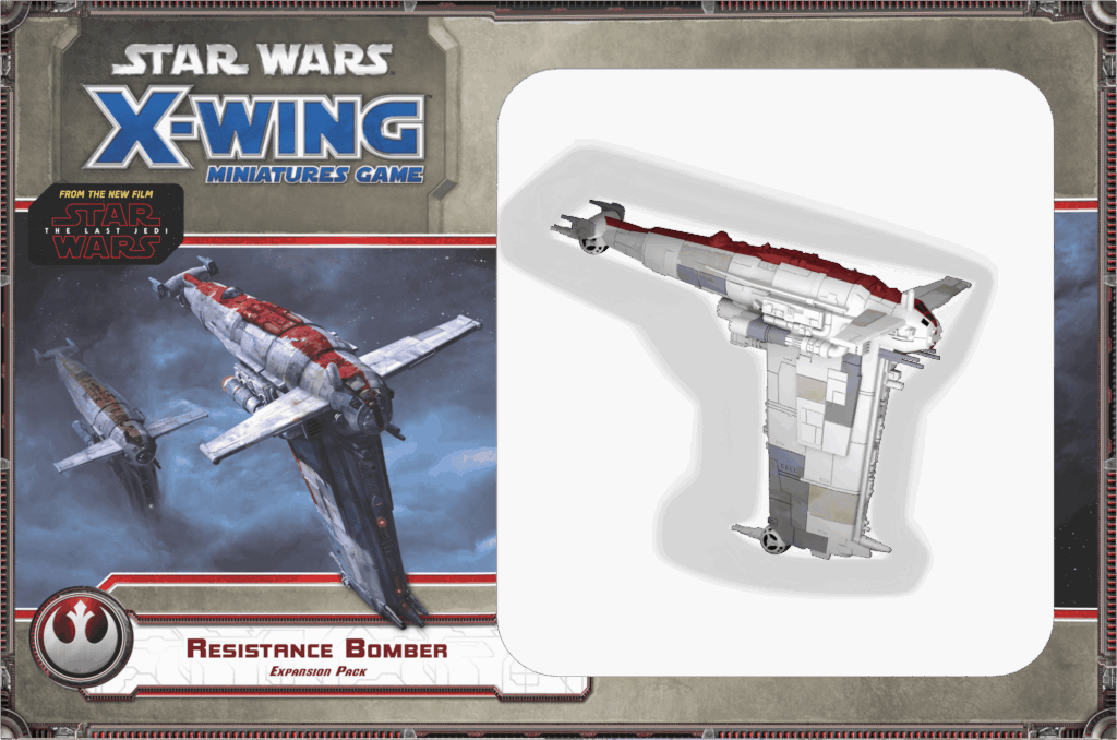 Star Wars: X-Wing Miniatures Game – Resistance Bomber Expansion Pack board game cover
