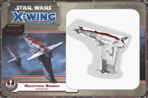 Star Wars: X-Wing Miniatures Game – Resistance Bomber Expansion Pack board game cover