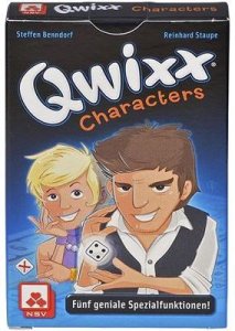 Qwixx: Characters board game cover