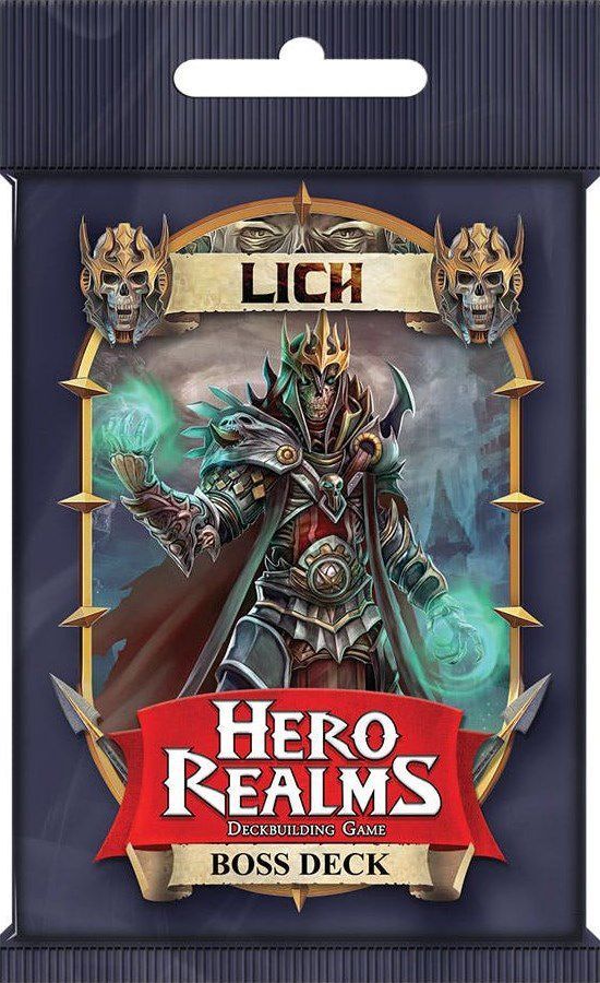 Hero Realms: Boss Deck – Lich board game cover