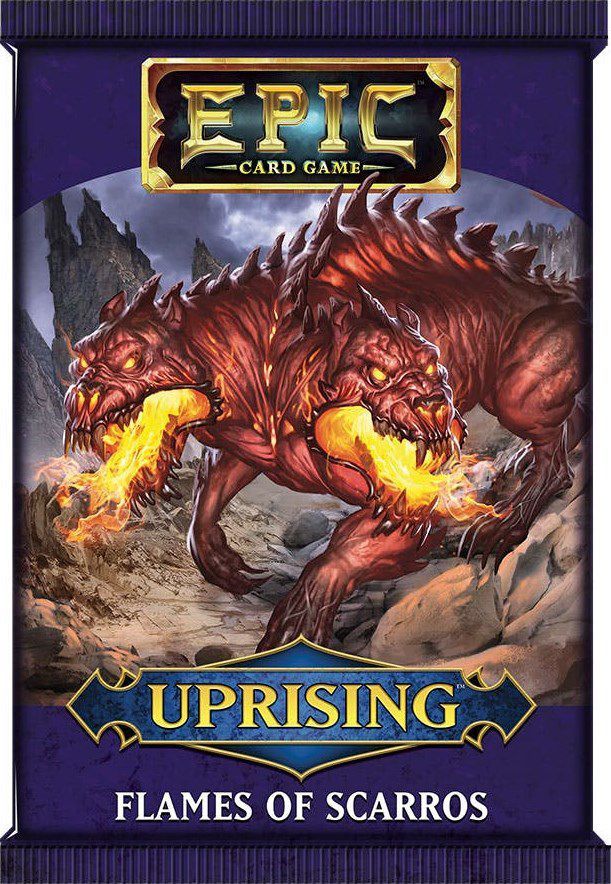 Epic Card Game: Uprising – Flames of Scarros board game cover