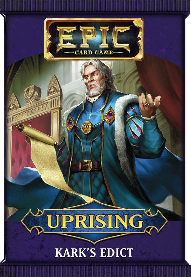 Epic Card Game: Uprising – Kark’s Edict board game cover