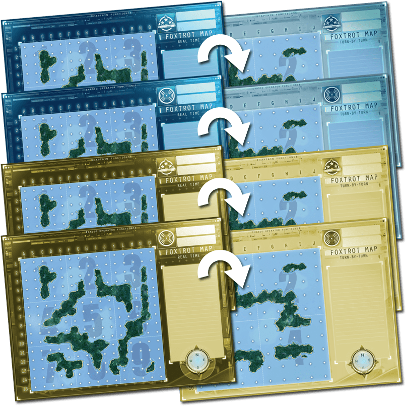 Captain Sonar: Foxtrot Map board game cover