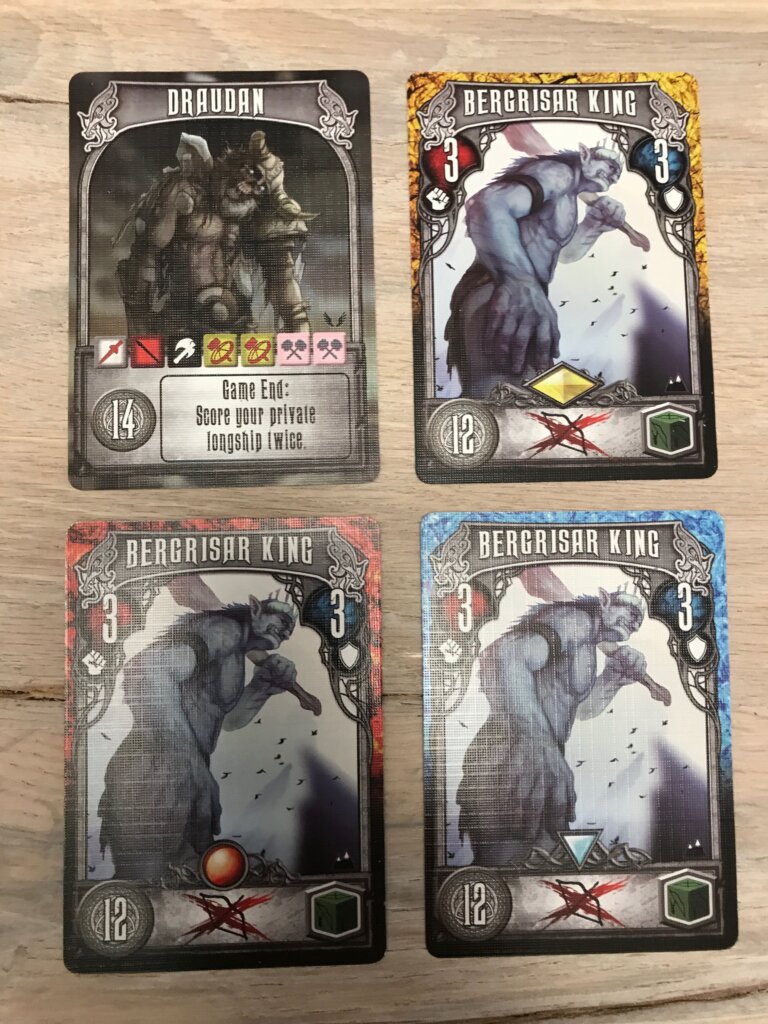 Champions of Midgard: Draudan and Bergrisar King Promo Cards board game cover
