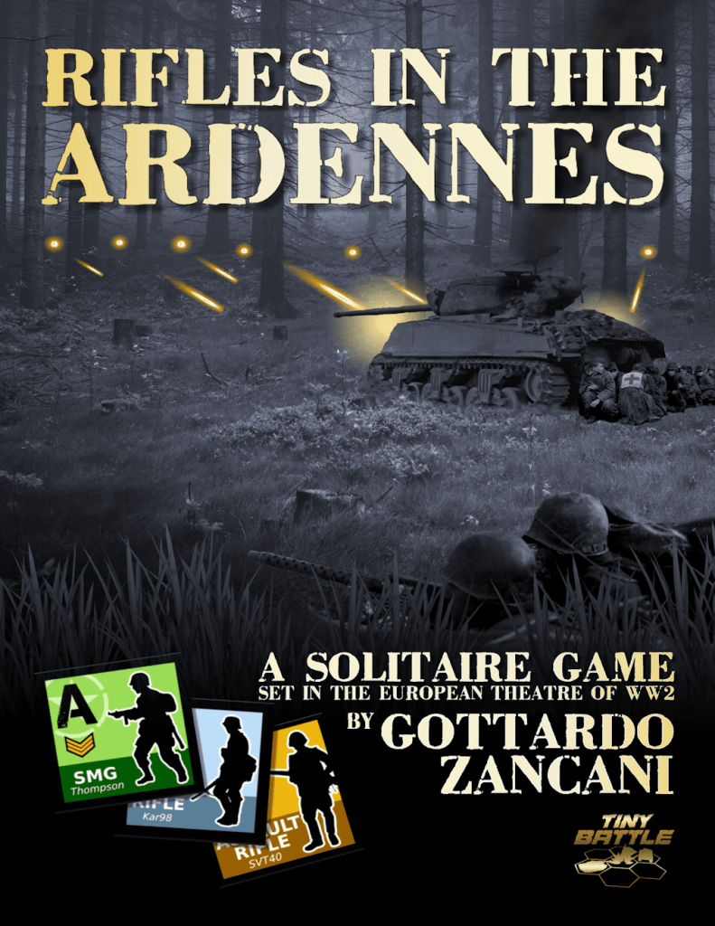 Rifles in the Ardennes board game cover