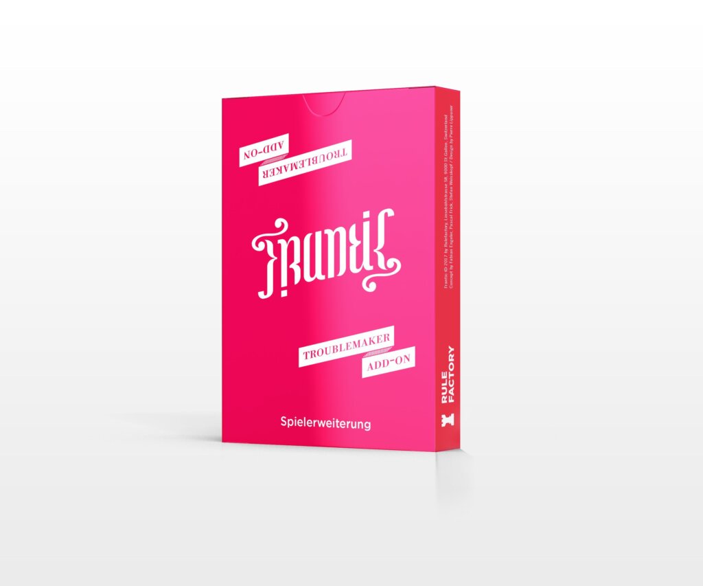 Frantic Troublemaker Add-On board game cover