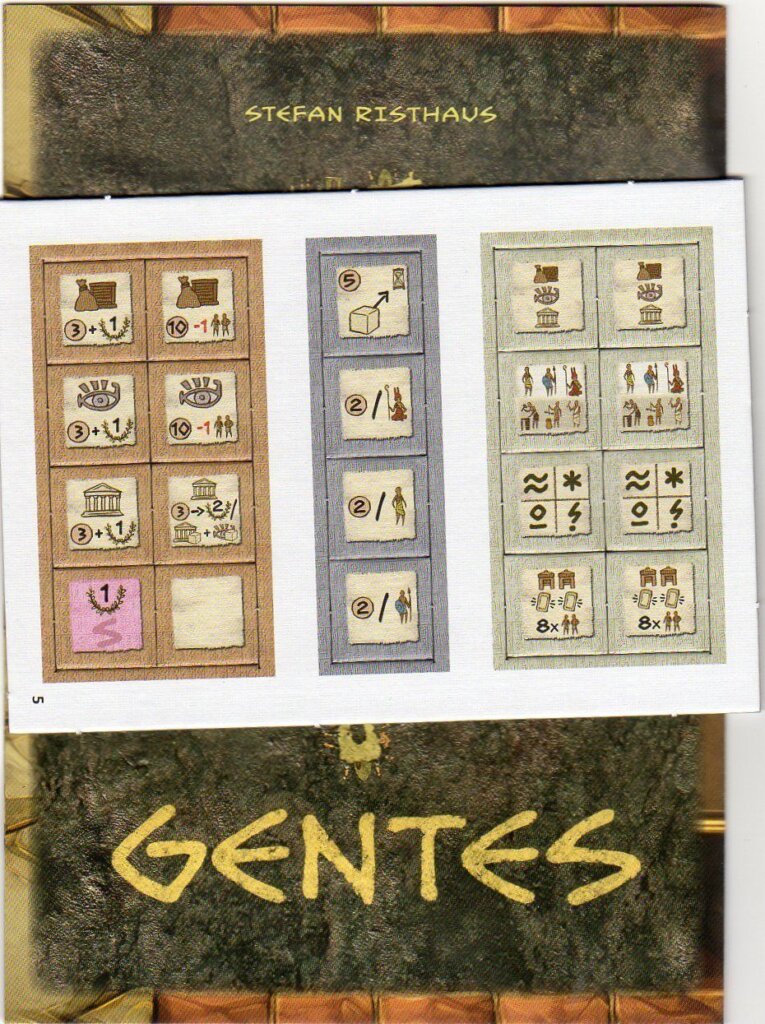 Gentes: New Cities board game cover