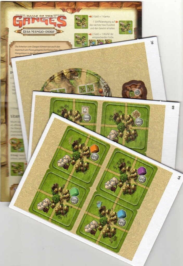 Rajas of the Ganges: Mango Village board game cover