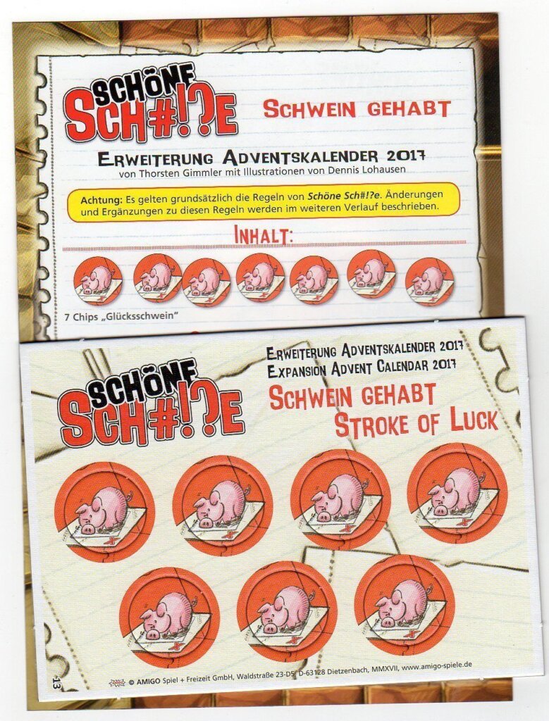 Schöne Sch#!?e: Stroke of Luck board game cover