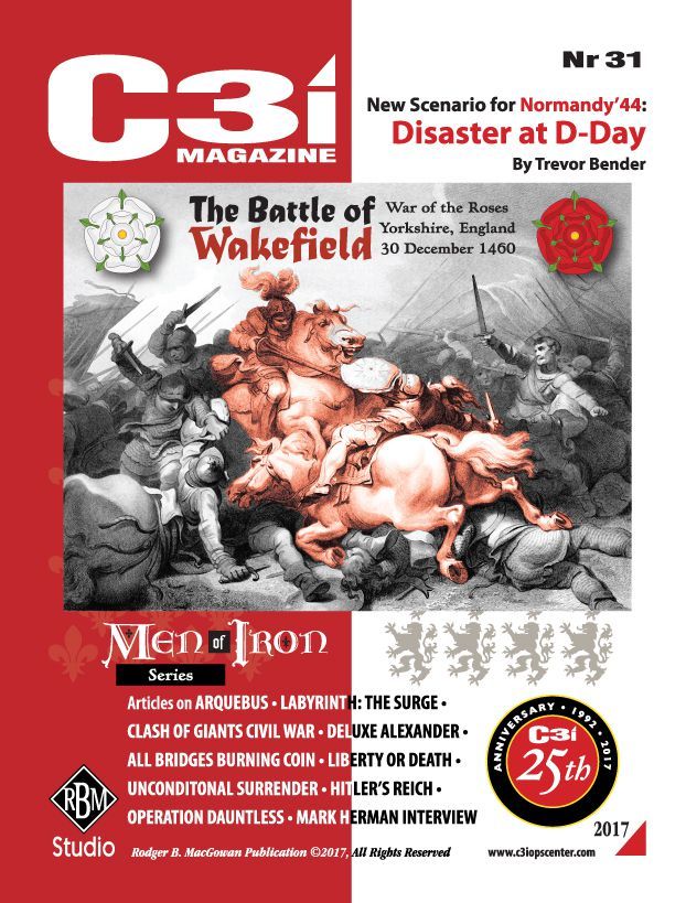 The Battle of Wakefield: Yorkshire, England 30 December 1460 board game cover