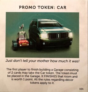 Dream Home: Promo Token – Car board game cover