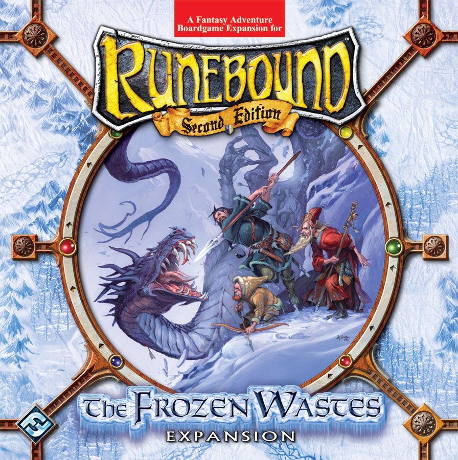 Runebound: The Frozen Wastes board game cover
