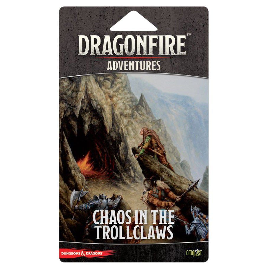 Dragonfire: Adventures – Chaos in the Trollclaws board game cover