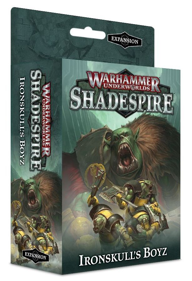 Warhammer Underworlds: Shadespire – Ironskull’s Boyz board game cover