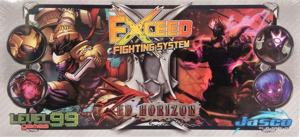 Exceed: Red Horizon – Satoshi, Mei Lien, Morathi, and Baelkhor board game cover