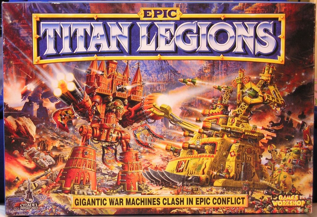 Titan Legions board game cover