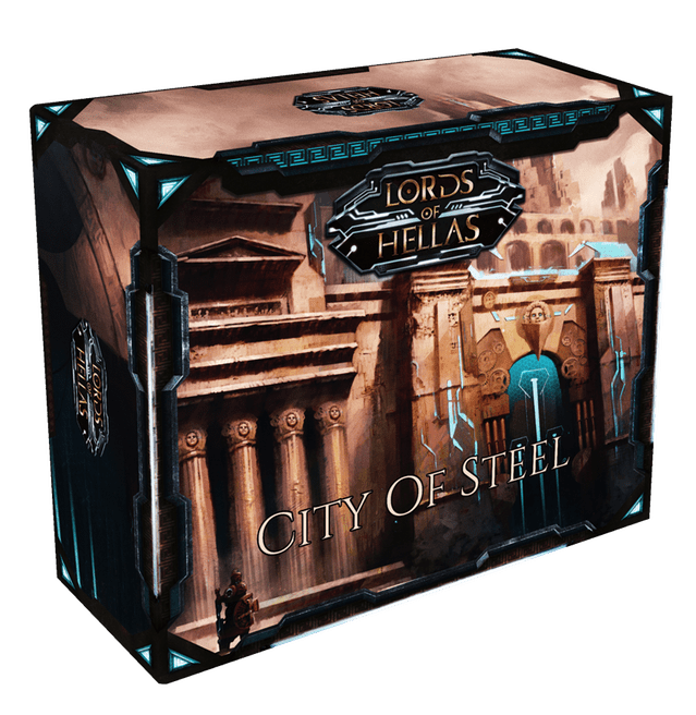 Lords of Hellas: City of Steel board game cover
