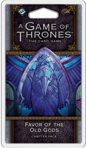 A Game of Thrones: The Card Game (Second Edition) – Favor of the Old Gods board game cover