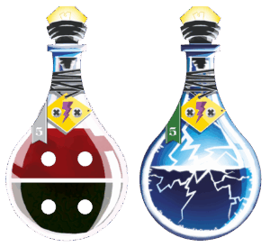 Potion Explosion: Fulminating Serum board game cover