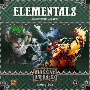 Massive Darkness: Enemy Box – Elementals board game cover