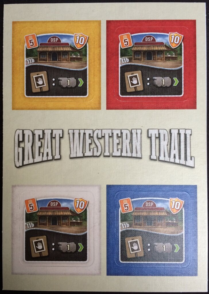 Great Western Trail: The Eleventh Building Tile board game cover