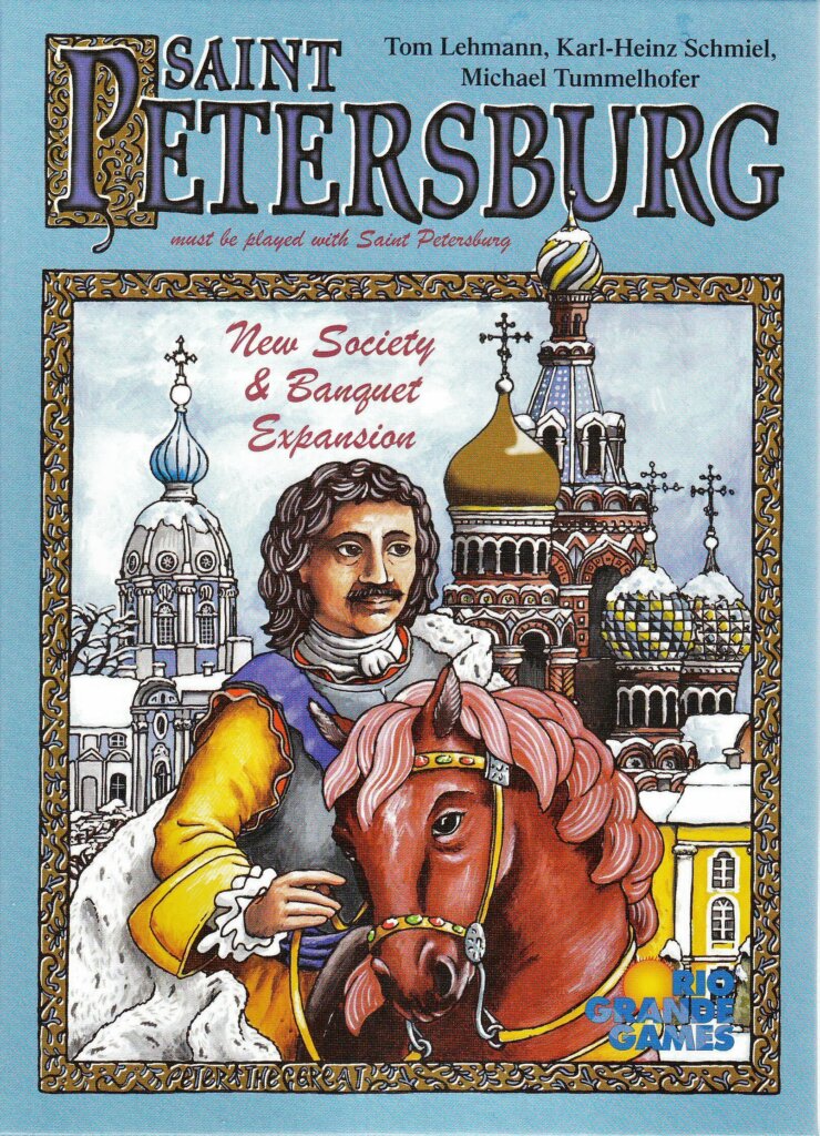 Saint Petersburg: New Society & Banquet Expansion board game cover