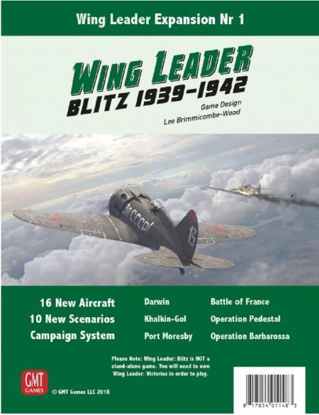 Wing Leader: Blitz 1939-1942 board game cover
